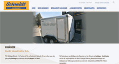 Desktop Screenshot of anhaenger-schmidt.de