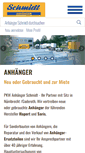 Mobile Screenshot of anhaenger-schmidt.de